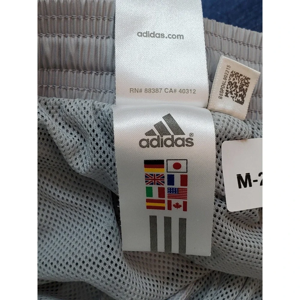 Adidas Men Pants XL Gray Track‎ Pants Stripe 31